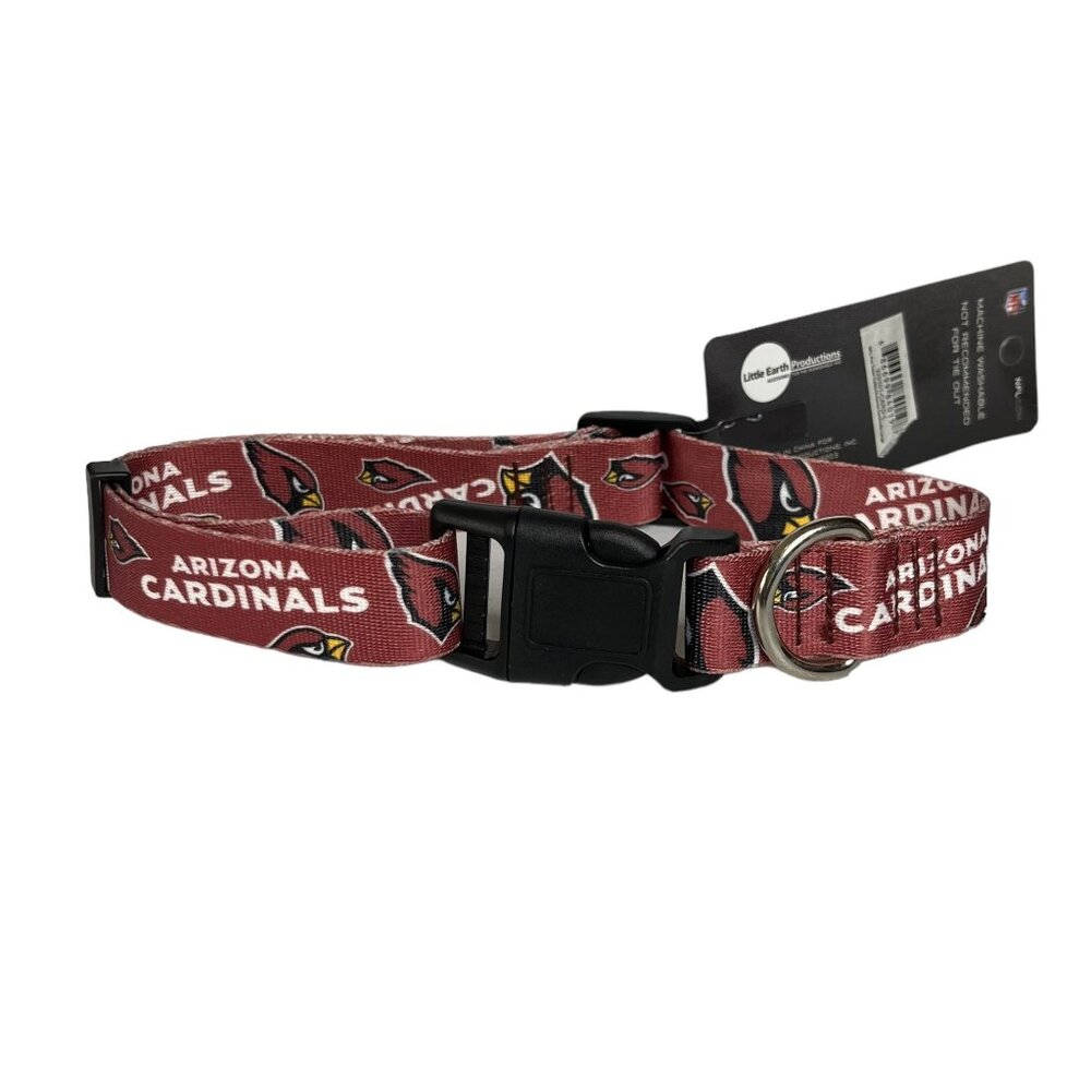 NFL Team Large Dog Collar Arizona Cardinals Red New